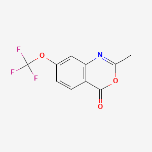 2-Methyl-7-(trifluoromethoxy)-4H-benzo[d][1,3]oxazin-4-one