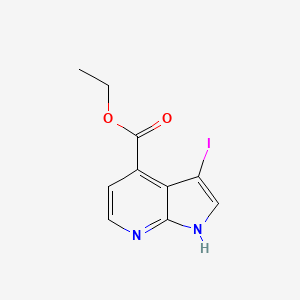 Ethyl 3-iodo-1H-pyrrolo[2,3-b]pyridine-4-carboxylate