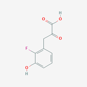 3-(2-Fluoro-3-hydroxyphenyl)-2-oxopropanoic acid