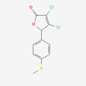 3,4-Dichloro-5-[4-(methylthio)phenyl]furan-2(5H)-one