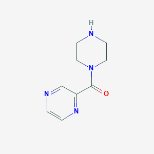 molecular formula C9H12N4O B1367894 2-(Piperazine-1-carbonyl)pyrazine 