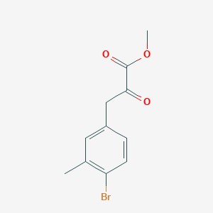 Methyl 3-(4-bromo-3-methylphenyl)-2-oxopropanoate