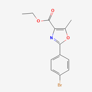 Ethyl 2-(4-Bromophenyl)-5-methyloxazole-4-carboxylate