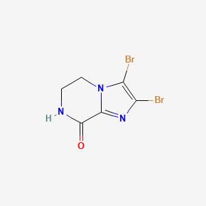 2,3-Dibromo-6,7-dihydroimidazo[1,2-a]pyrazin-8(5H)-one