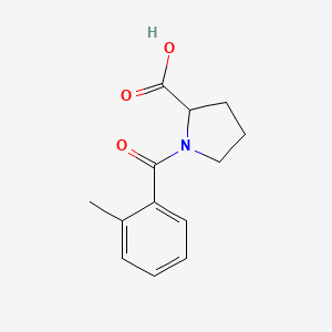 1-(2-Methylbenzoyl)pyrrolidine-2-carboxylic acid