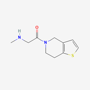 2-(methylamino)-1-{4H,5H,6H,7H-thieno[3,2-c]pyridin-5-yl}ethan-1-one