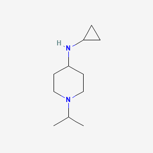 molecular formula C11H22N2 B1367913 N-Cyclopropyl-1-isopropylpiperidin-4-amine 