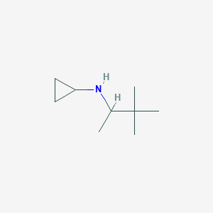 molecular formula C9H19N B1367942 N-(3,3-dimethylbutan-2-yl)cyclopropanamine 