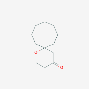 molecular formula C12H20O2 B13679459 1-Oxaspiro[5.7]tridecan-4-one 