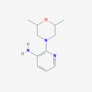 molecular formula C11H17N3O B1367949 2-(2,6-Dimethylmorpholin-4-YL)pyridin-3-amine 