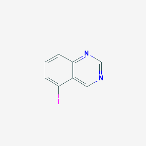 molecular formula C8H5IN2 B13679492 5-Iodoquinazoline 