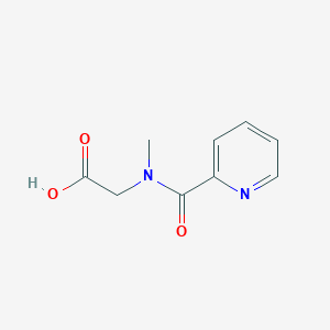 molecular formula C9H10N2O3 B1367956 Glycine, N-methyl-N-(2-pyridinylcarbonyl)- CAS No. 125686-77-3
