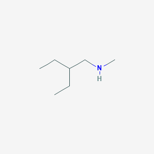 molecular formula C7H17N B1367958 (2-Ethylbutyl)(methyl)amine 