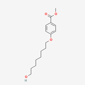 molecular formula C16H24O4 B13679782 Methyl 4-[(8-hydroxyoctyl)oxy]benzoate 