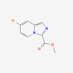 molecular formula C9H7BrN2O2 B13679859 Methyl 7-Bromoimidazo[1,5-a]pyridine-3-carboxylate 