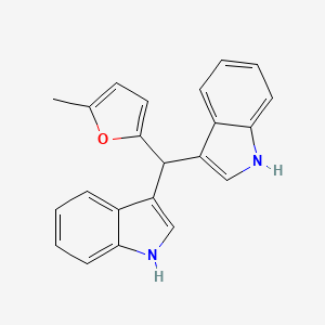 3,3'-[(5-methylfuran-2-yl)methanediyl]bis(1H-indole)