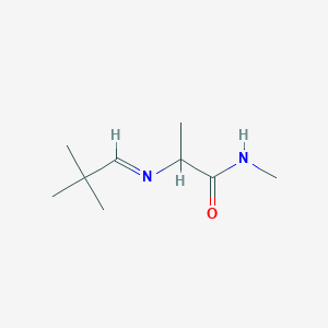 (S)-2-[(2,2-Dimethylpropylidene)amino]-N-methylpropanamide