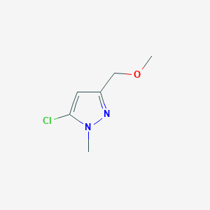 5-chloro-3-(methoxymethyl)-1-methyl-1H-pyrazole