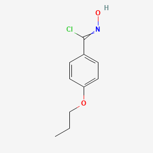 N-Hydroxy-4-propoxybenzimidoyl Chloride