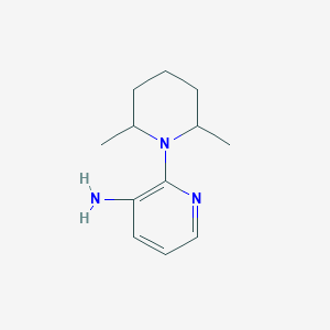 molecular formula C12H19N3 B1368040 2-(2,6-Dimethylpiperidin-1-YL)pyridin-3-amine 