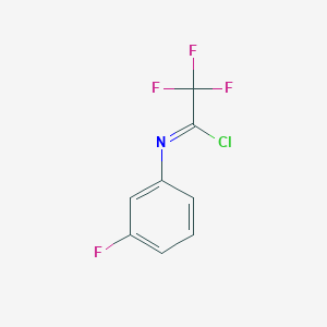 2,2,2-Trifluoro-N-(3-fluorophenyl)acetimidoyl Chloride