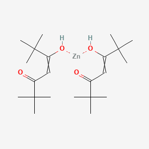 5-Hydroxy-2,2,6,6-tetramethylhept-4-en-3-one;ZINC