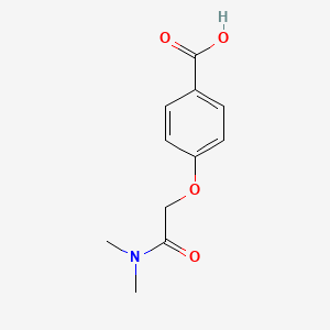 molecular formula C11H13NO4 B1368048 4-[2-(Dimethylamino)-2-oxoethoxy]benzoic acid 