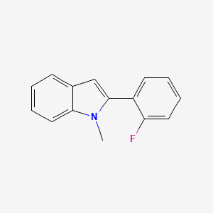 2-(2-Fluorophenyl)-1-methylindole