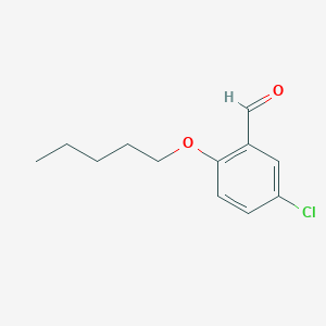molecular formula C12H15ClO2 B1368053 5-Chloro-2-(pentyloxy)benzaldehyde CAS No. 81995-30-4