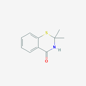 molecular formula C10H11NOS B13680555 2,2-Dimethyl-2H-benzo[e][1,3]thiazin-4(3H)-one 