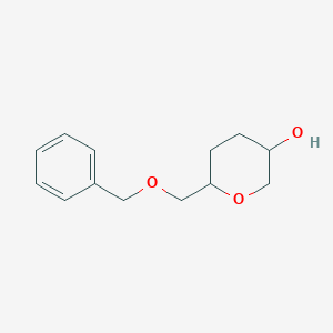 6-(benzyloxymethyl)tetrahydro-2H-pyran-3-ol