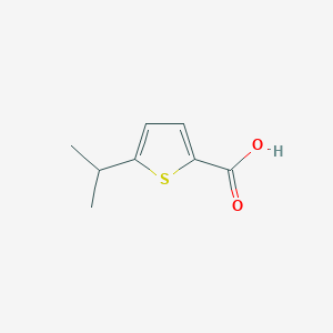 molecular formula C8H10O2S B1368066 5-(丙-2-基)噻吩-2-羧酸 CAS No. 29481-42-3