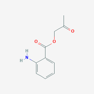 molecular formula C10H11NO3 B136807 2-氧代丙基 2-氨基苯甲酸酯 CAS No. 130627-09-7