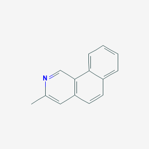 molecular formula C14H11N B13680855 3-Methylbenzo[h]isoquinoline 