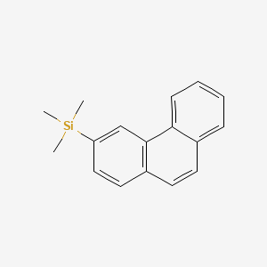 molecular formula C17H18Si B13680858 Trimethyl(phenanthren-3-yl)silane 