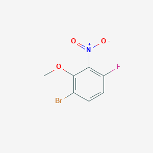 molecular formula C7H5BrFNO3 B13680870 6-Bromo-3-fluoro-2-nitroanisole 