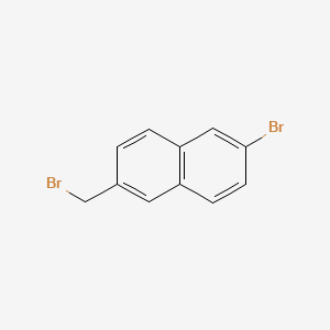 molecular formula C11H8Br2 B1368094 2-Bromo-6-(bromomethyl)naphthalene CAS No. 305798-02-1