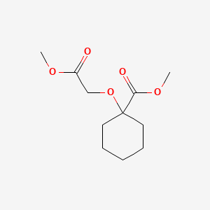 molecular formula C11H18O5 B13681063 Methyl 1-(2-Methoxy-2-oxoethoxy)cyclohexanecarboxylate 