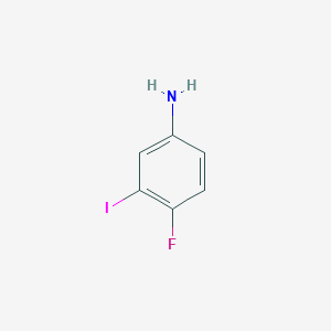 molecular formula C6H5FIN B1368116 4-氟-3-碘苯胺 CAS No. 647025-62-5