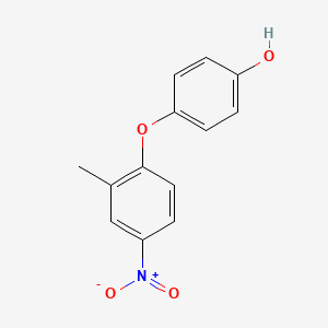 molecular formula C13H11NO4 B1368117 4-(2-甲基-4-硝基苯氧基)苯酚 CAS No. 112556-08-8