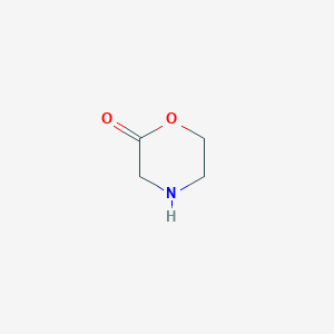 molecular formula C4H7NO2 B1368128 吗啉-2-酮 CAS No. 4441-15-0