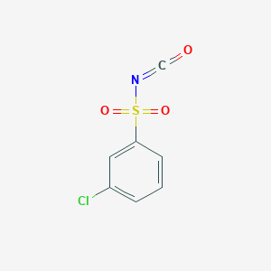 molecular formula C7H4ClNO3S B1368139 3-氯苯磺酰异氰酸酯 CAS No. 68984-05-4