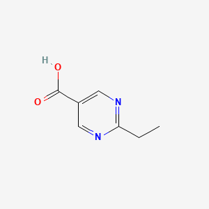 molecular formula C7H8N2O2 B1368143 2-乙基嘧啶-5-羧酸 CAS No. 72790-16-0