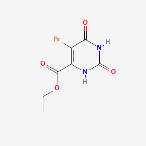 molecular formula C7H7BrN2O4 B13681431 Ethyl 5-Bromo-2,6-dioxo-1,2,3,6-tetrahydropyrimidine-4-carboxylate 