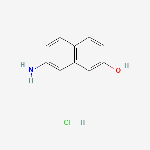 molecular formula C10H10ClNO B1368144 7-Amino-2-naphthol hydrochloride CAS No. 51761-16-1