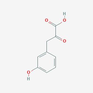 molecular formula C9H8O4 B1368155 3-(3-Hydroxyphenyl)-2-oxopropanoic acid CAS No. 4607-41-4
