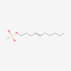 molecular formula C11H22O3S B13681562 4-Decen-1-yl (Z)-Methanesulfonate 