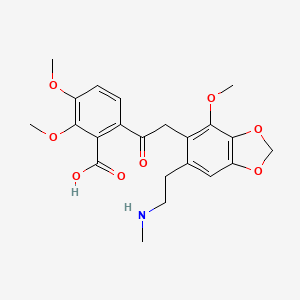 molecular formula C22H25NO8 B1368157 奥昔那可丁 CAS No. 483-89-6