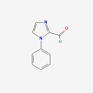 molecular formula C10H8N2O B1368172 1-苯基-1H-咪唑-2-甲醛 CAS No. 6002-15-9