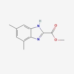 molecular formula C11H12N2O2 B13681803 Methyl 4,6-Dimethylbenzimidazole-2-carboxylate 